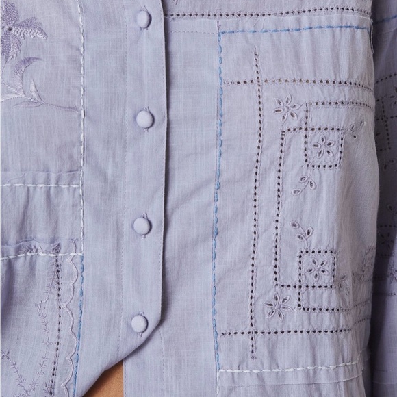 Anthropologie Handkerchief‎ button down size Small - Picture 4 of 12